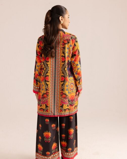 Brand Fabric 2PC Digital Printed Khaddar – Winter Collection - Image 3