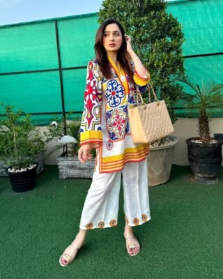 Brand Fabric 2PC Digital Printed Khaddar – Winter Collection