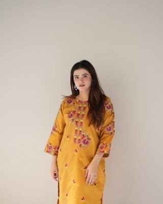 2pc Multi Khadi Net Suit – Exclusive Winter Collection 2024