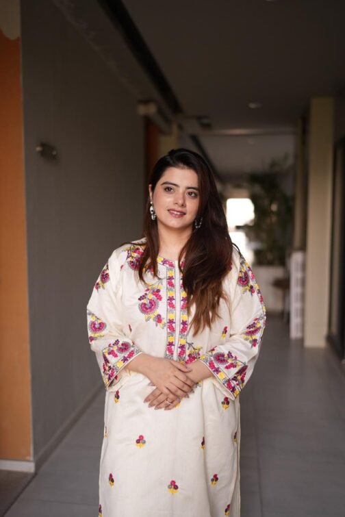 2pc Multi Khadi Net Suit - Exclusive Winter Collection 2024 - Image 2