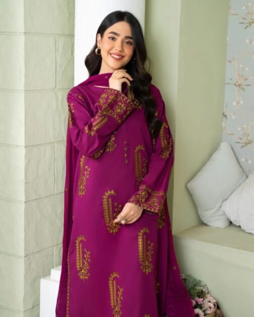 2pc Premium Linen Suit - Winter Collection 2024 | Soft & Elegant - Image 3