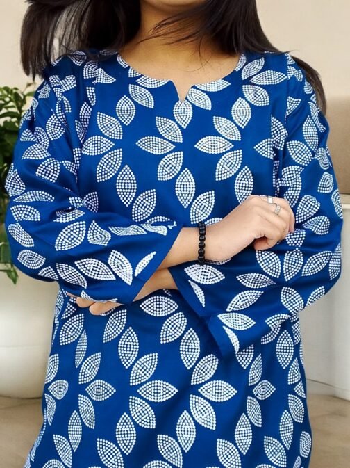 2-Piece Premium Winter Linen Printed Suit – Winter Wear for Women - Image 2