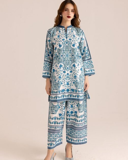 2pc Brand Fabric Premium Digital Printed China Grip Suit | Elegant Pakistani Wear - Image 4