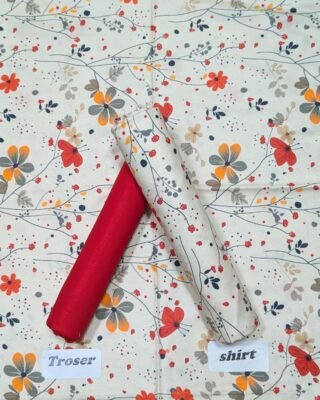 2 Pcs Women’s Unstitched Linen Digital Print Suit – Stylish & Comfortable Winter Wear