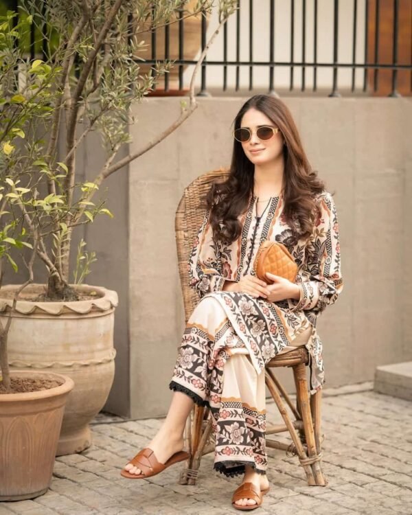 2pc Brand Fabric Premium Digital Printed China Grip Suit | Elegant Pakistani Wear - Image 7