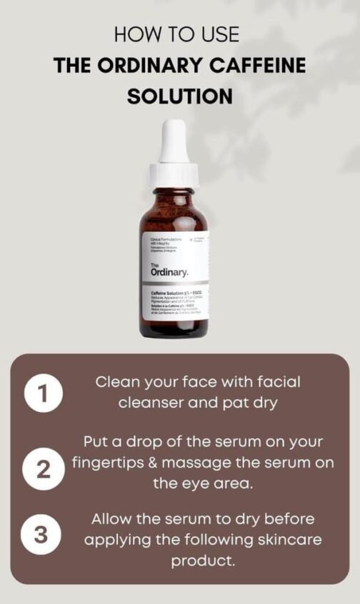 The Ordinary Caffeine Solution 5% + EGCG Eye Serum | Reduce Puffiness & Dark Circles - Image 5
