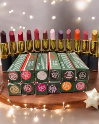 Medora 12 Pcs High Pigmented Smudge-Proof Lipsticks – Gorgeous Matte & Glossy Finishes