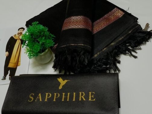 Men’s Premium Wool Shawl – Elegant & Warm Traditional Pakistani Wear - Image 2