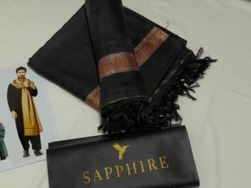 Men’s Premium Wool Shawl – Elegant & Warm Traditional Pakistani Wear