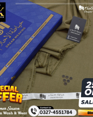 Khayat Al Ahlam Men’s Wash & Wear Suit | Summer Eid Collection