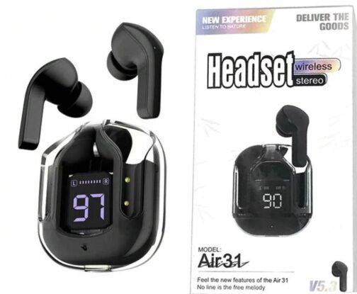 Air 31 Earbuds - Wireless Bluetooth Earbuds with Charging Case - Image 5