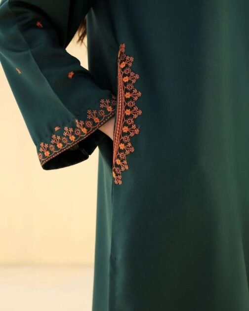 2 Pc Premium Linen Embroidered Suit - Image 2