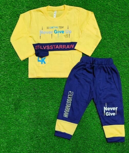 2-Piece Baby Boy’s Lycra Printed Suit - Image 2
