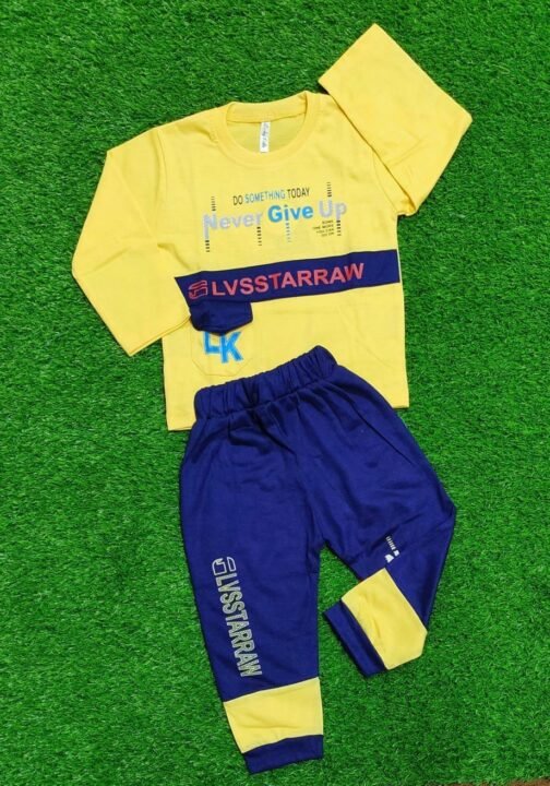 2-Piece Baby Boy’s Lycra Printed Suit - Image 3