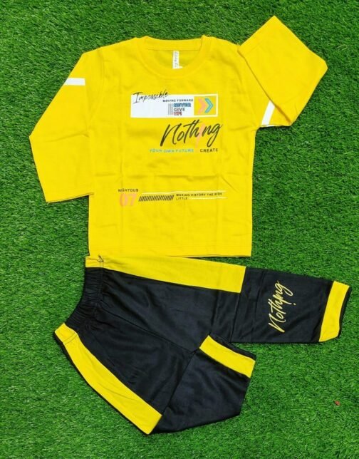2-Piece Baby Boy’s Lycra Printed Suit - Image 2