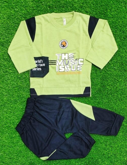 2-Piece Baby Boy's Lycra Printed Suit