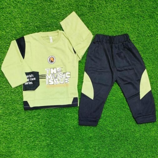 2-Piece Baby Boy's Lycra Printed Suit - Image 3