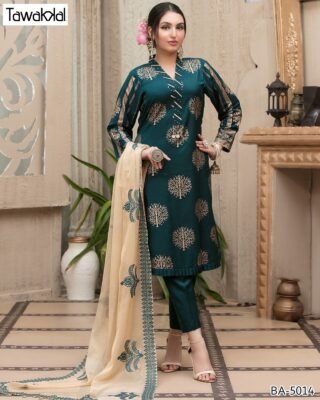 Tawakkal 3pc Embroidered Lawn | Summer Eid Collection