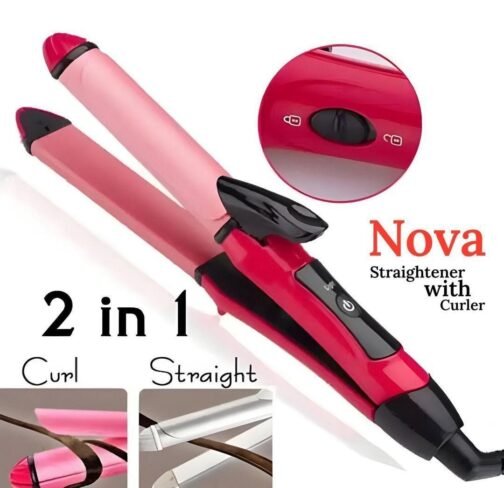 NOVA 2 In 1 Corded Electric Hair Straightener - Image 3