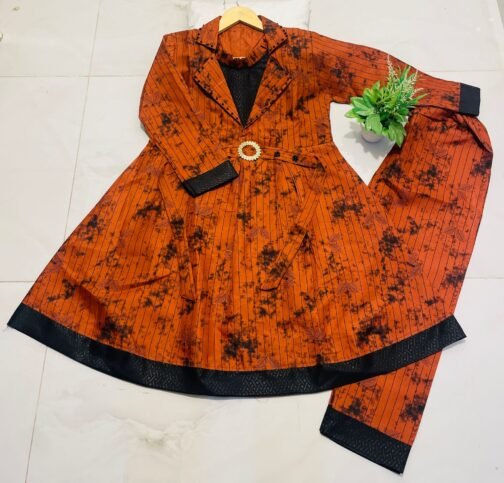 2pc Cotton Frock Beads Work | Ramzan Sale | Summer Sale