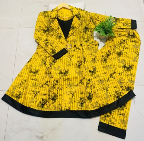2pc Cotton Frock Beads Work | Ramzan Sale | Summer Sale