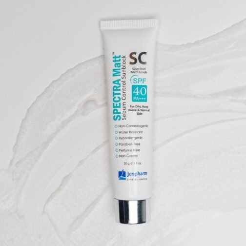 Jenpharm Spectra Matt SC SPF 40 – Oil-Free Sunblock for Oily & Acne-Prone Skin - Image 3