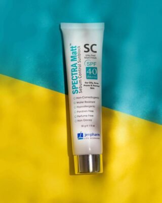 Jenpharm Spectra Matt SC SPF 40 – Oil-Free Sunblock for Oily & Acne-Prone Skin