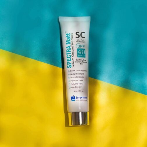 Jenpharm Spectra Matt SC SPF 40 – Oil-Free Sunblock for Oily & Acne-Prone Skin