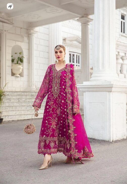 Maria B Heavy Embroidered Chiffon Collection | EID Collection 2025 - Image 2