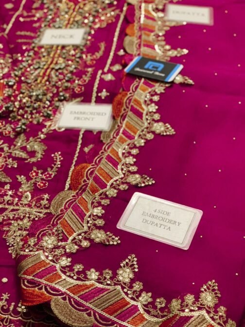 Maria B Heavy Embroidered Chiffon Collection | EID Collection 2025 - Image 6