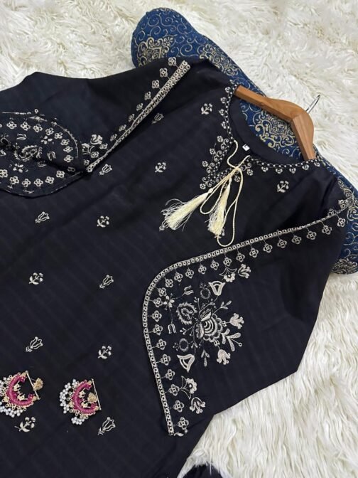 2PC Doria Cotton Lawn Embroidered Suit | Premium Summer Collection 2025 - Image 2