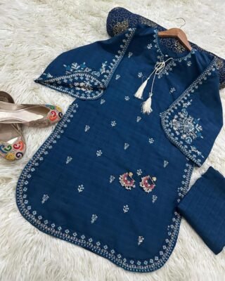 2PC Doria Cotton Lawn Embroidered Suit | Premium Summer Collection 2025