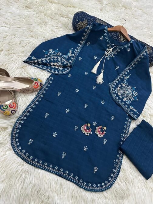 2PC Doria Cotton Lawn Embroidered Suit | Premium Summer Collection 2025