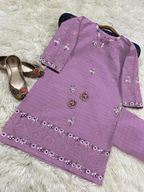 2PC Doria Cotton Lawn Embroidered Suit | Premium Summer Collection 2025