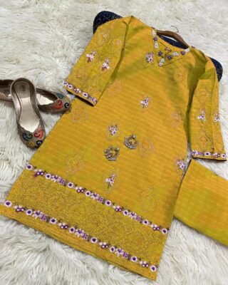 2PC Doria Cotton Lawn Embroidered Suit | Premium Summer Collection 2025