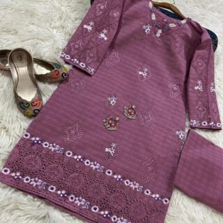 2PC Doria Cotton Lawn Embroidered Suit | Premium Summer Collection 2025