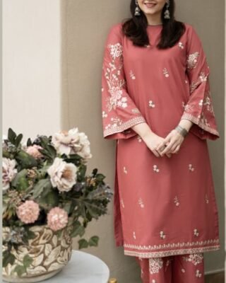 2PC DUR E FISHAN EMBROIDERY | PURE LAWN | EID ARRIVAL 2025 | SUMMER COLLECTION