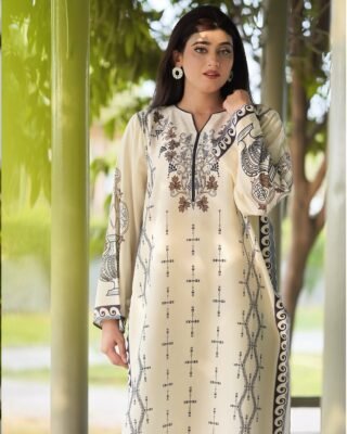 2PC ARINA CO-ORD Silky Lawn Suit Premium Collection