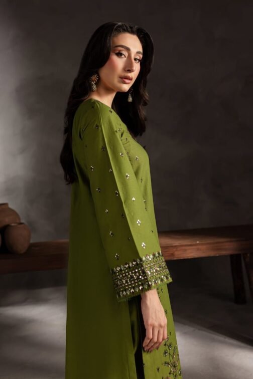 Pure Lawn Embroidery Suit – MAYAL 3PC | Premium Summer Collection 2025 - Image 3