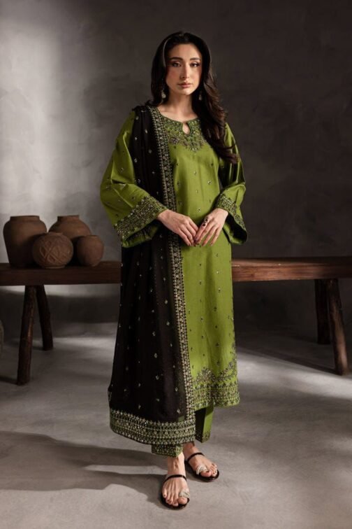 Pure Lawn Embroidery Suit – MAYAL 3PC | Premium Summer Collection 2025 - Image 4