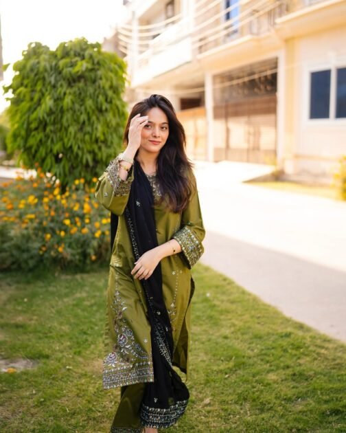 Pure Lawn Embroidery Suit – MAYAL 3PC | Premium Summer Collection 2025 - Image 9