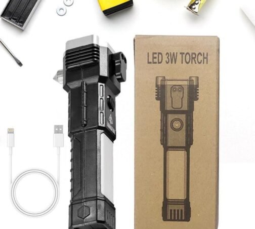 Rechargeable LED Torch Light – High Power, Long Battery Life & Durable Design - Image 2