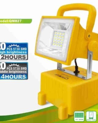 "QM-827 Rechargeable Emergency Light – Bright LED Portable Lamp"