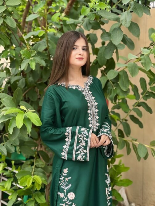 ADAAB – Embroidered Long Length 2PC Dress – Elegant & Timeless Design - Image 5