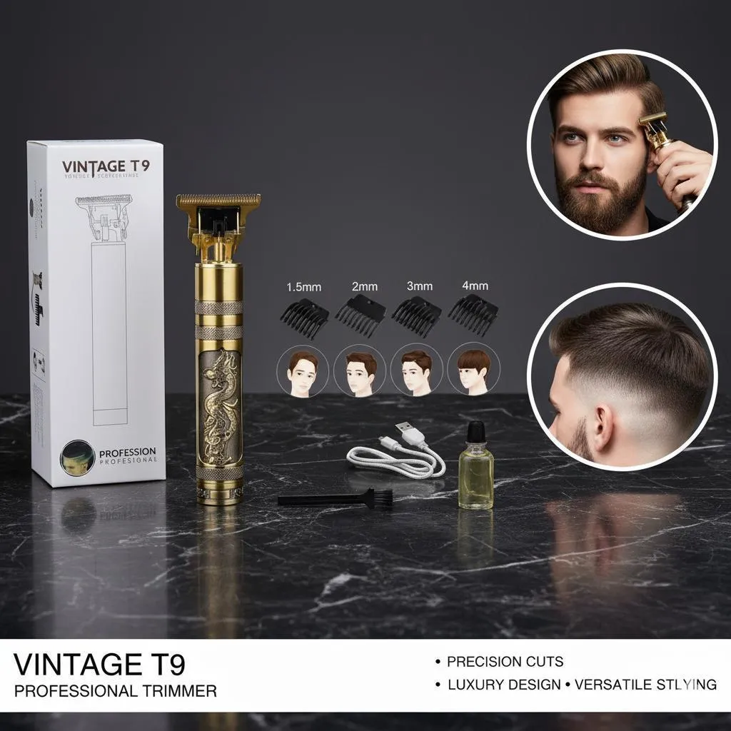 Vintage T9 Hair Trimmer Premium Grooming Sale - Image 3