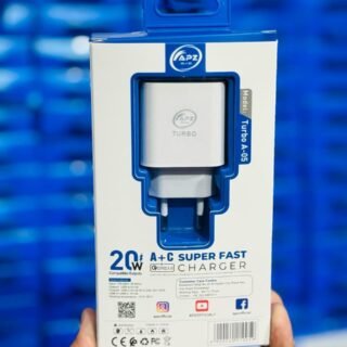 20W Power Adapter Wall Charger premium dual ports with short circuit protection white