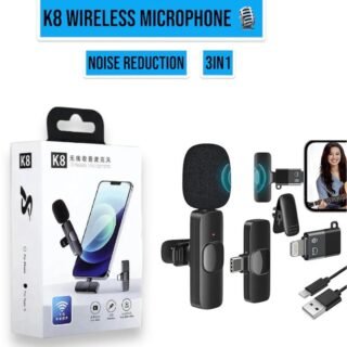 K8 Wireless 3-in-1 Noise Reduction Microphone