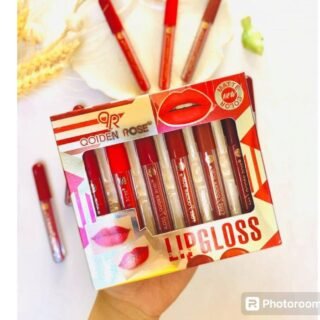 High Pigmented Lip Gloss Pack of 6 matte liquid lip colors set