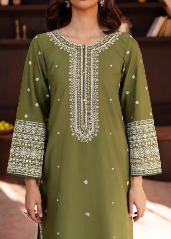 Premium Moon Embroidery 2PC Suit Sale - Image 6