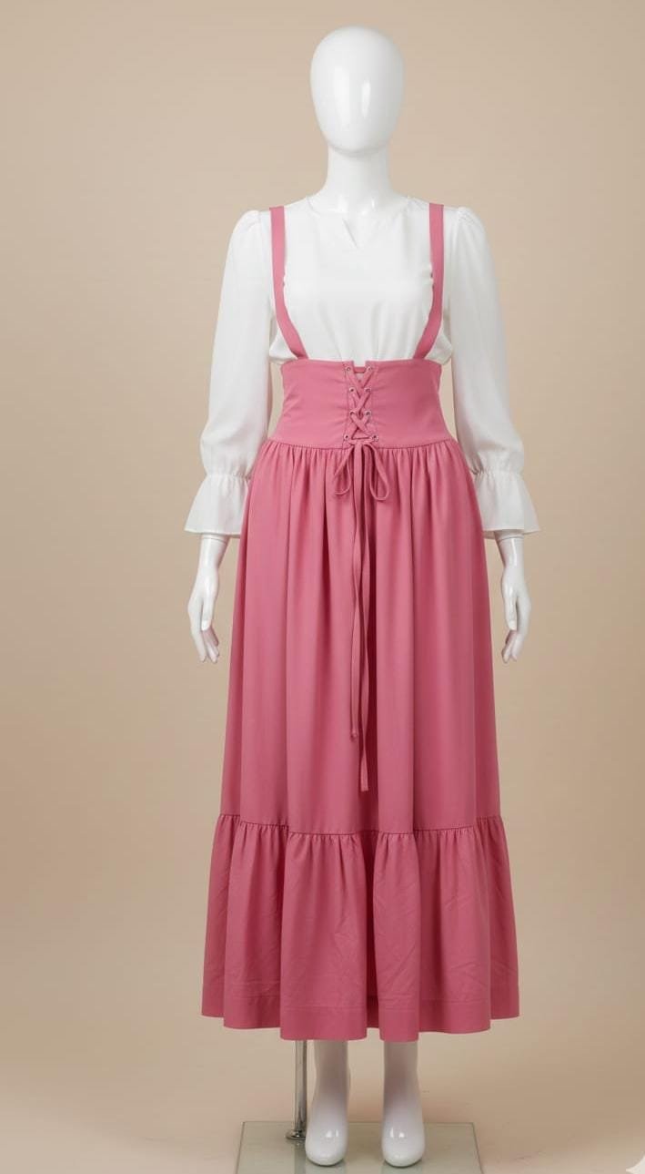 Elegant Strap Frill Maxi Dress – Women’s Stylish Premium Maxi - Image 2